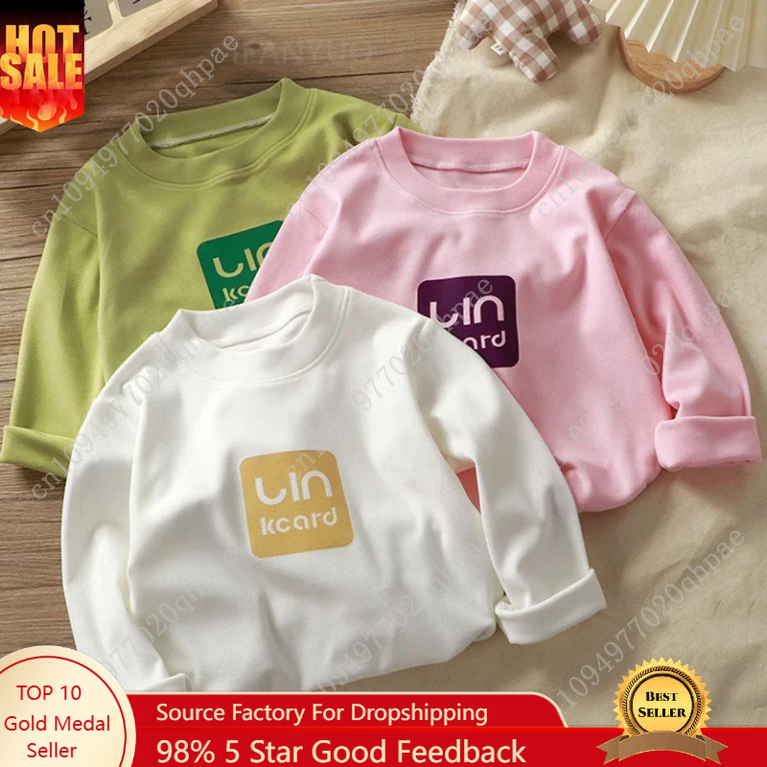 Baby Clothing Usa - 1-10Years Baby Base Shirt Round Neck