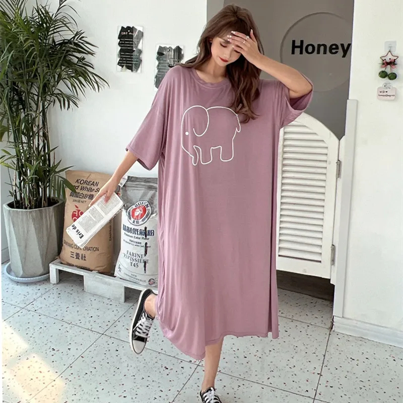 Plus Size Summer Cartoon Eleph - Baby Clothing Size 评论和价格