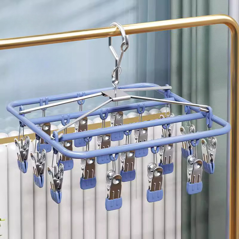 Stainless Steel Multi-clamp Cl - Baby Clothing Organizer 评论和价格