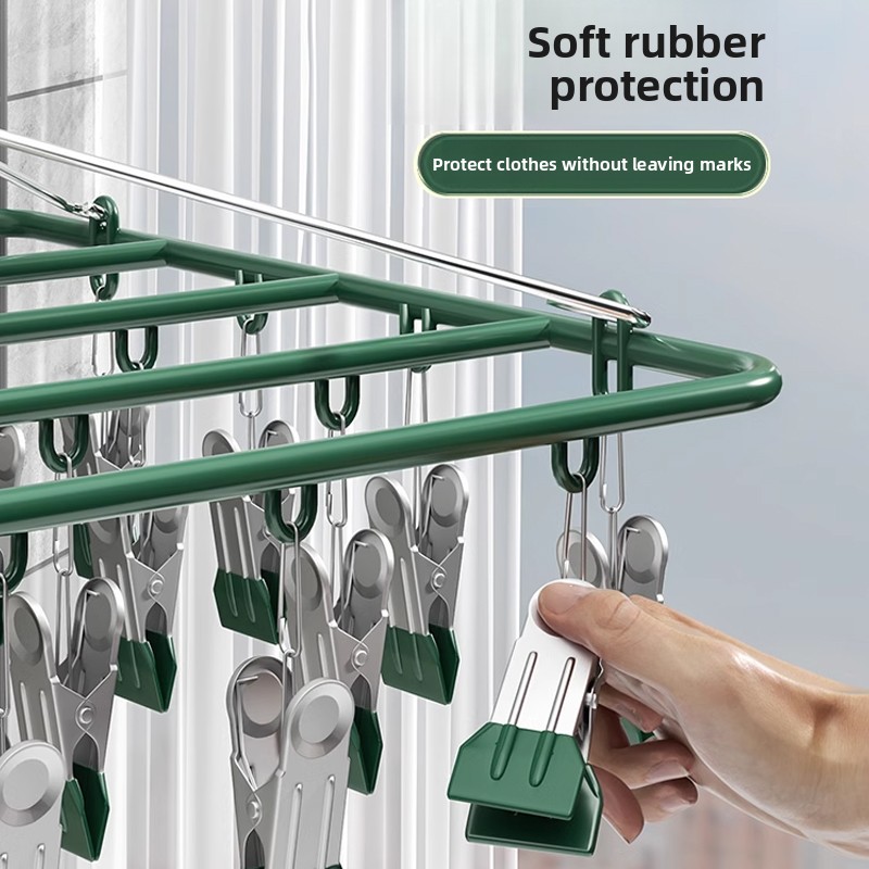 Stainless Steel Multi-clamp Cl - Baby Clothing Organizer 评论和价格