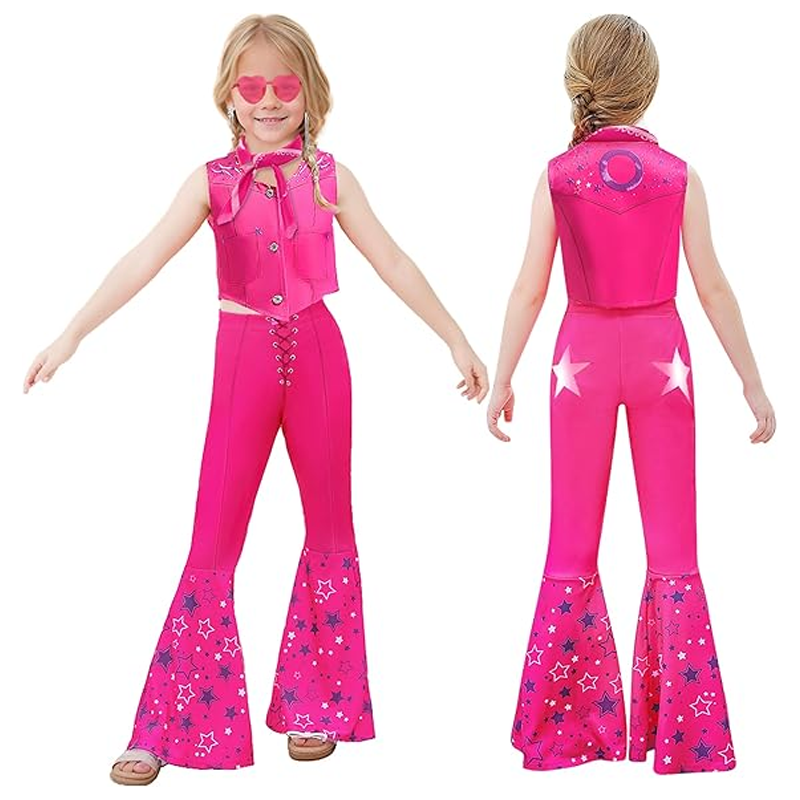 Cowgirl Pink Costume Set Girls - Baby Clothing Size 评论和价格
