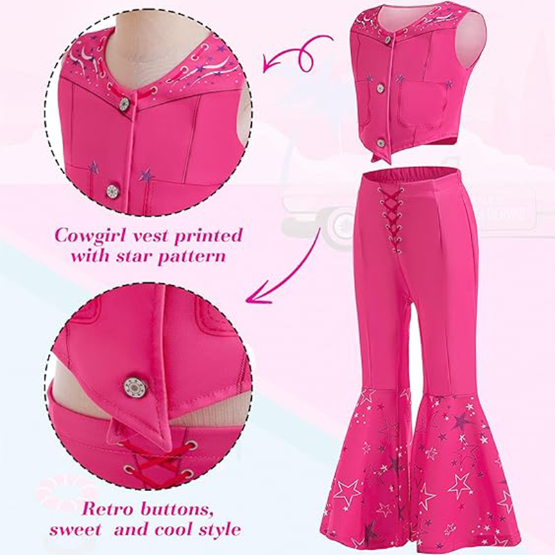 Cowgirl Pink Costume Set Girls - Baby Clothing Size 评论和价格