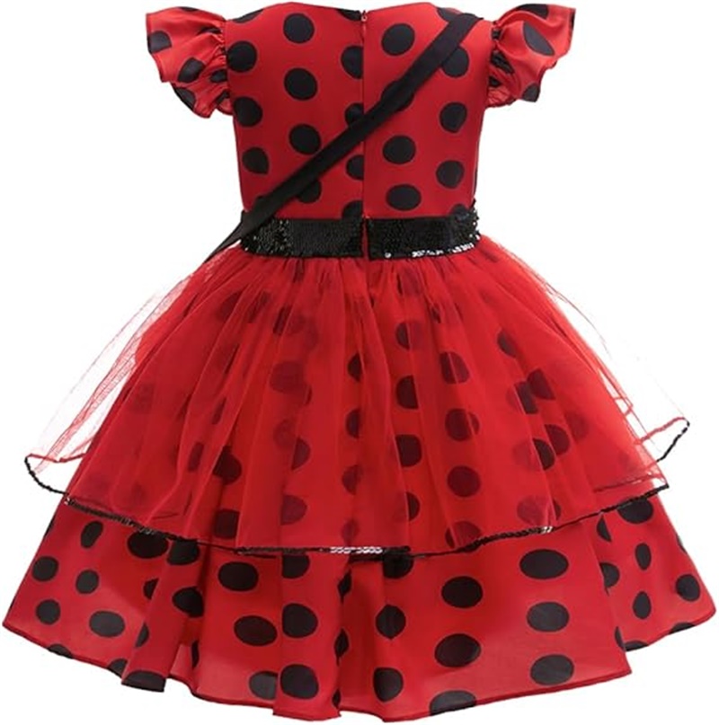 Girls Cosplay Costume Polka Do - Baby Clothing Size 评论和价格