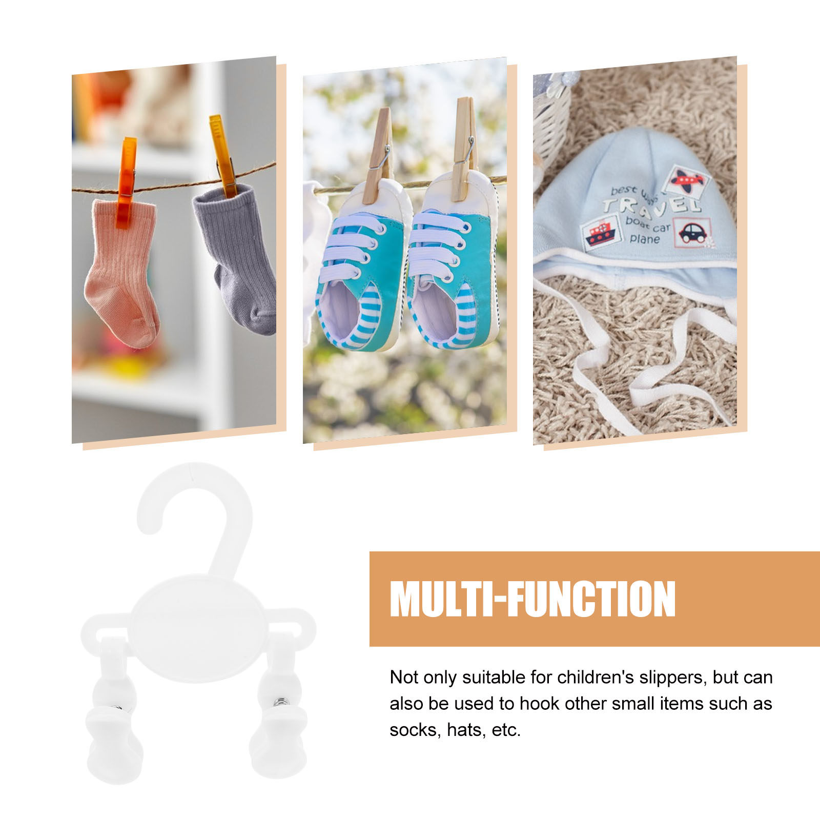 10Pcs Children Shoe Hook Light - Baby Clothing Organizer 评论和价格