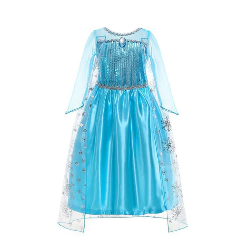 Elsa Anna Princess Dresses Gir - Baby Clothing Size 评论和价格