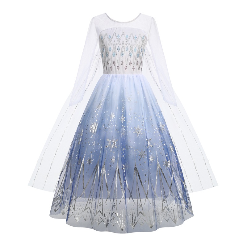 Elsa Anna Princess Dresses Gir - Baby Clothing Size 评论和价格