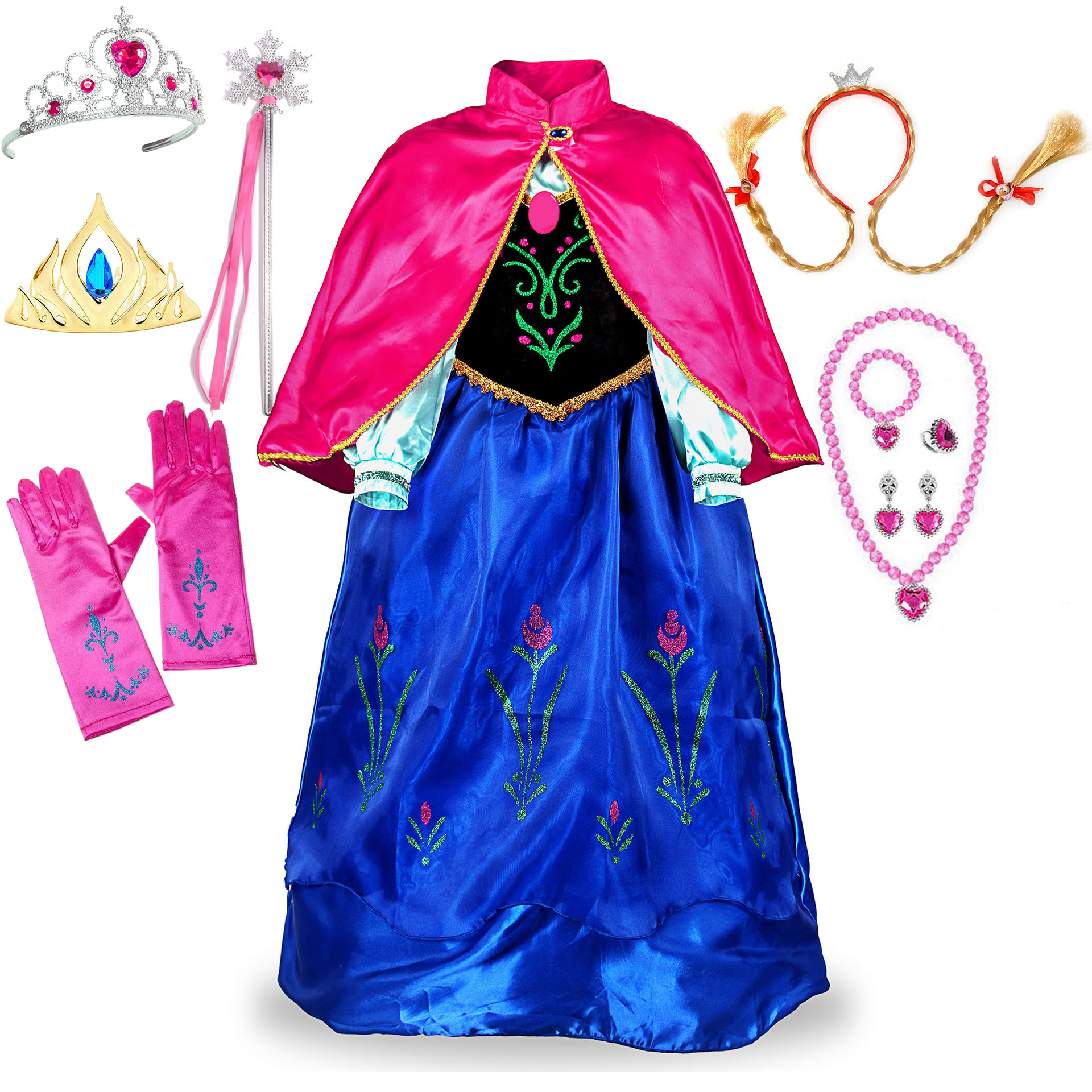 Fuchsia Anna Dress with Cape f - Baby Clothing Size 评论和价格