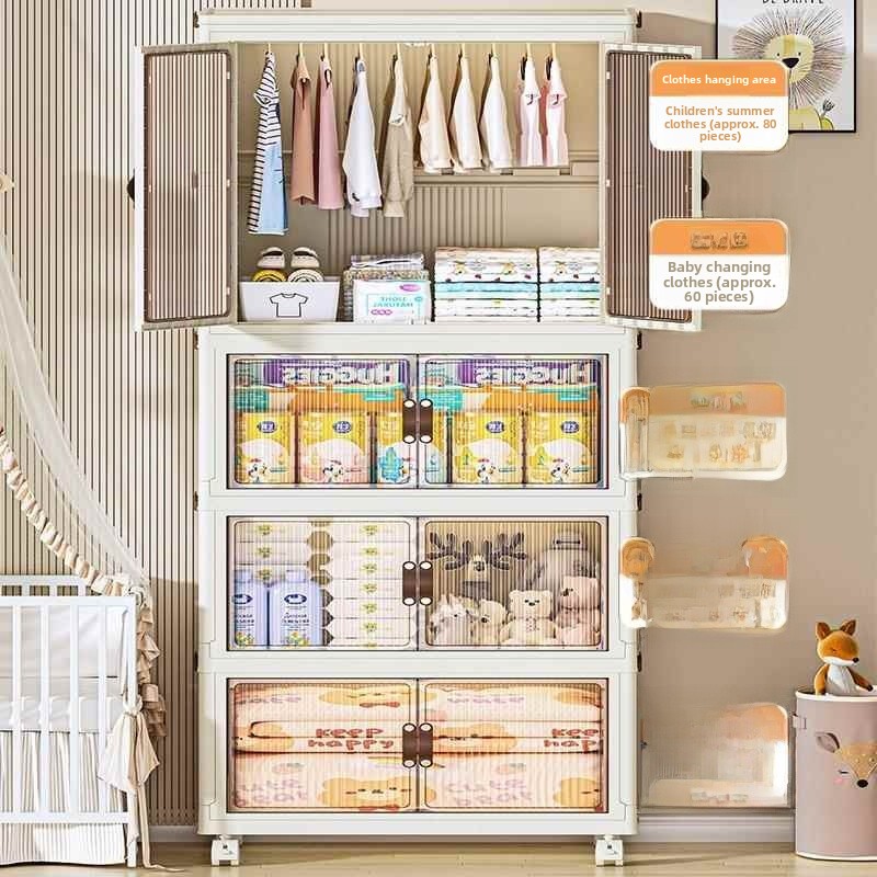 Baby Closet Plastic No Install - Baby Clothing Organizer 评论和价格
