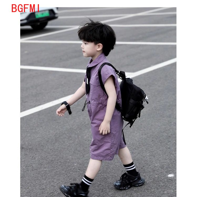 Kids Summer Shorts Overalls Ca - Baby Clothing For Boys 评论和价格