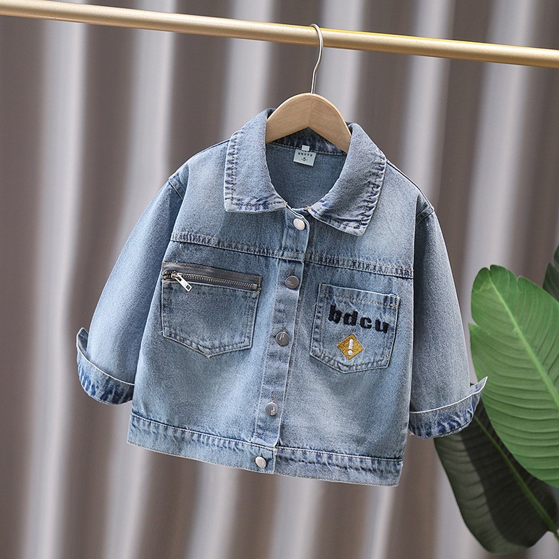 Cute Style Baby Child Denim Ja - Baby Clothing Size 评论和价格
