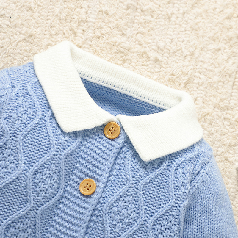 Blue Baby Rompers Knit Fashion - Baby Clothing Wholesale 评论和价格