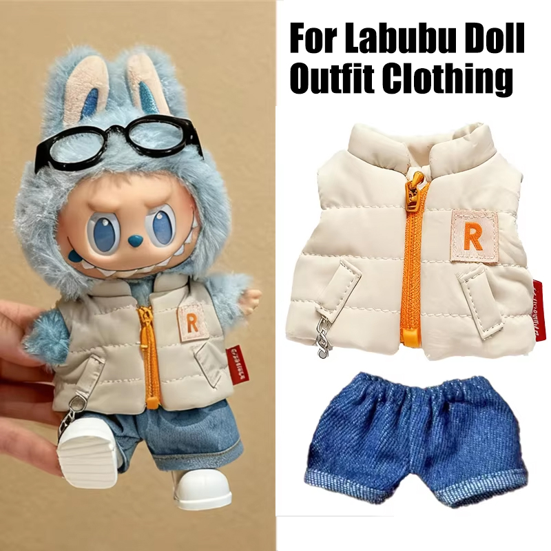 For 15 17cm Labubu Doll Solid  - Baby Clothing Usa 评论和价格