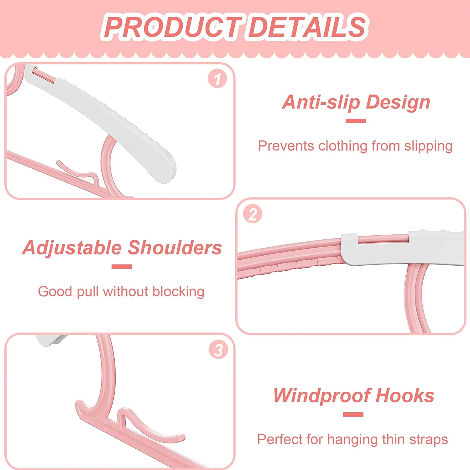 10Pack Anti-Slip Baby Clothes  - Baby Clothing Organizer 评论和价格
