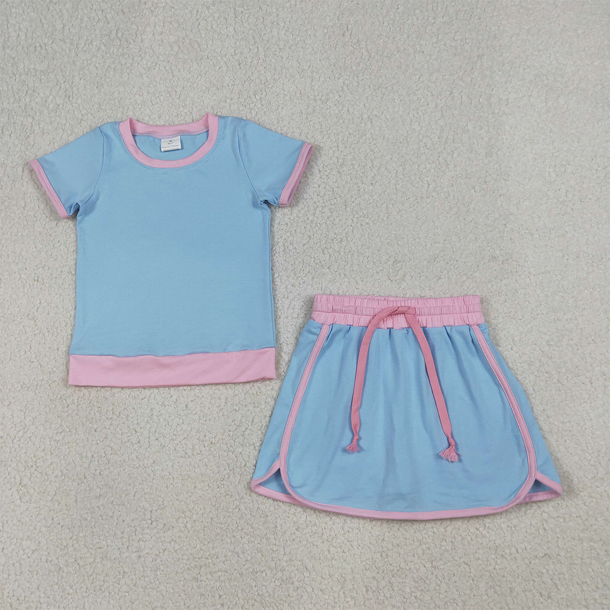 Cute Baby Girls Blue Short Sle - Baby Clothing Wholesale 评论和价格