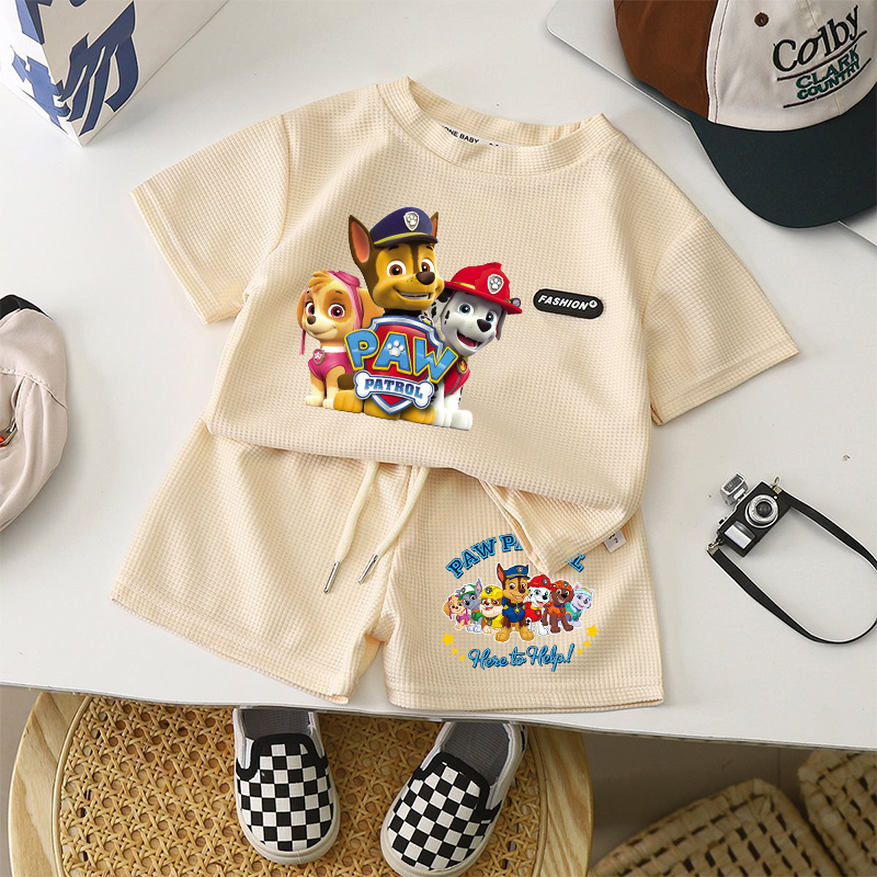 2Pc Paw Patrols T Shirt Chase  - Baby Clothing For Boys 评论和价格