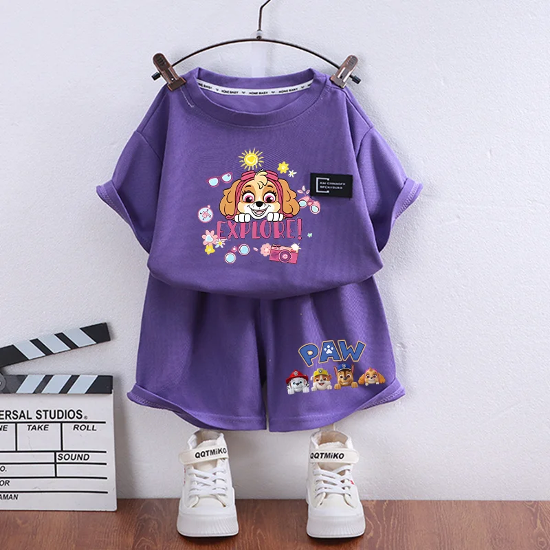 2Pc Paw Patrols T Shirt Chase  - Baby Clothing For Boys 评论和价格