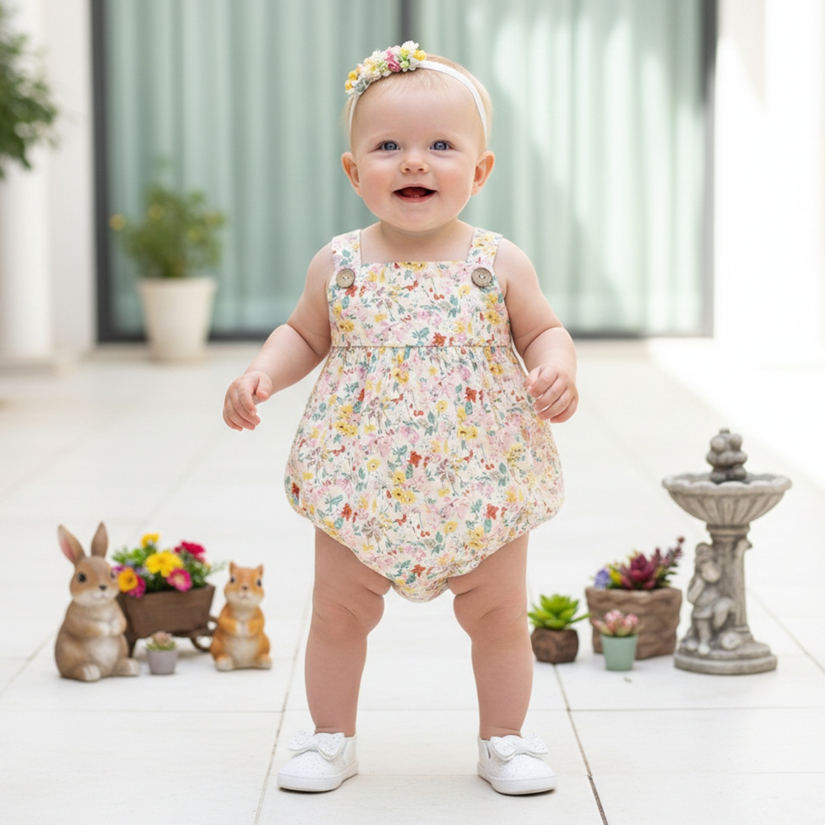 Baby Strap Bodysuits Floral In - Baby Clothing Pk 评论和价格