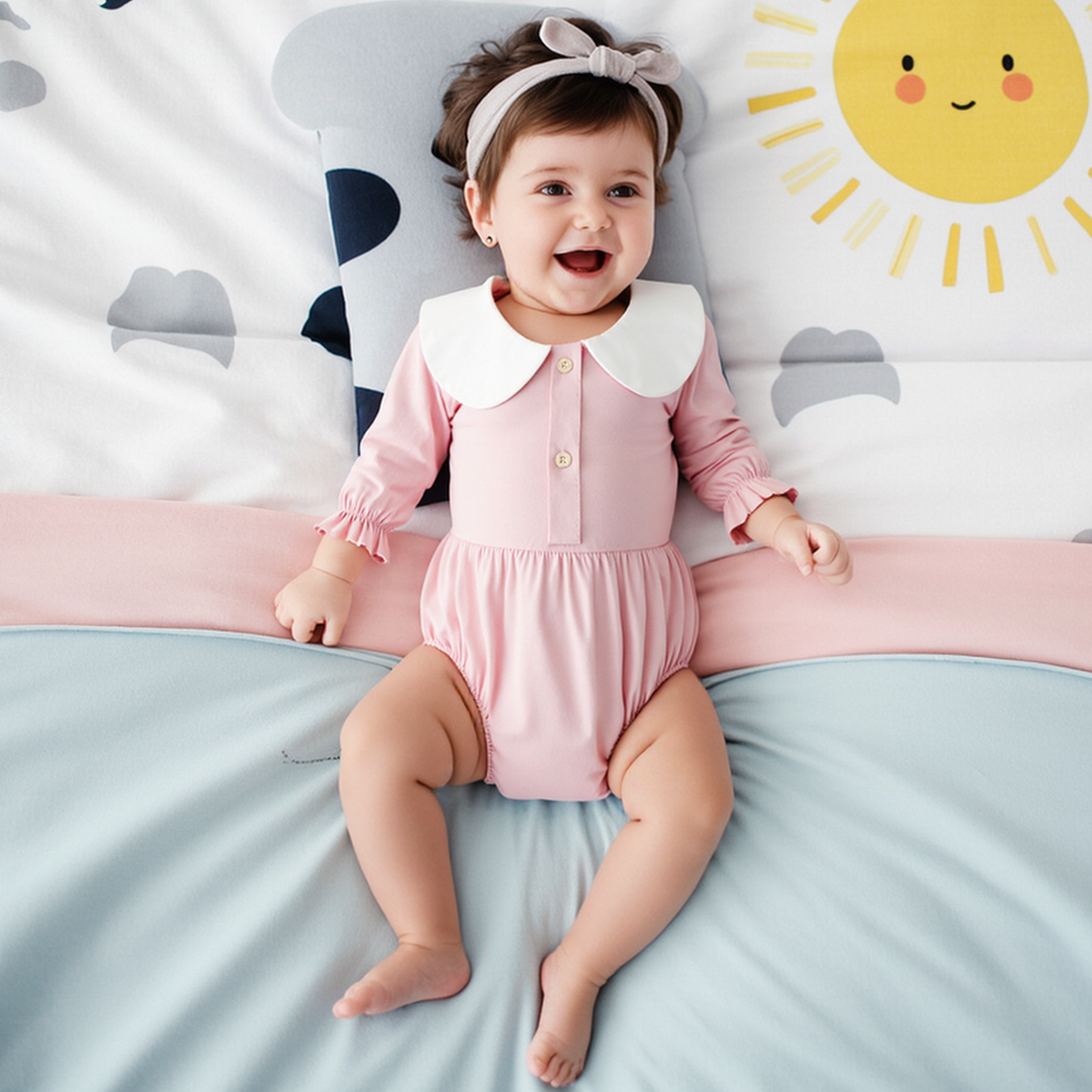 Sanlutoz Plain Baby Girls Body - Baby Clothing Pk 评论和价格