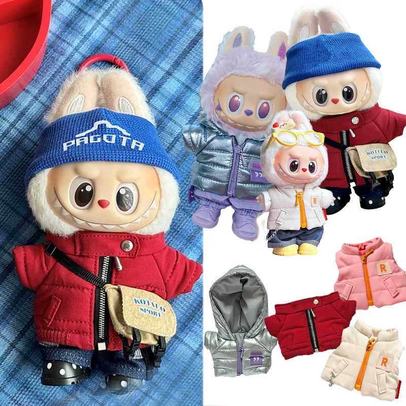For 15 17cm Labubu Doll Winter - Baby Clothing Usa 评论和价格