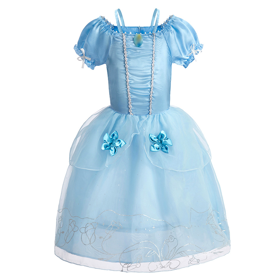 Girls Cosplay Disney Cinderell - Baby Clothing Size 评论和价格