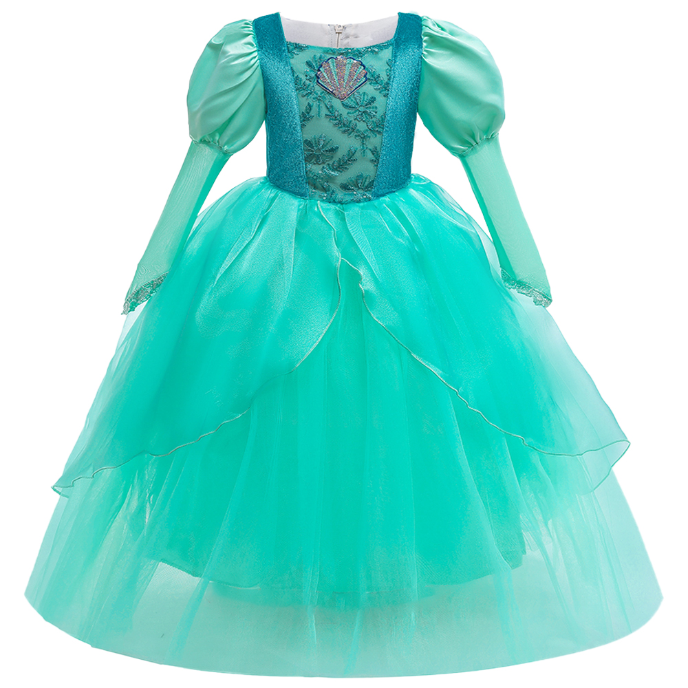 Elegant Lace Girls Dress Cospl - Baby Clothing Size 评论和价格