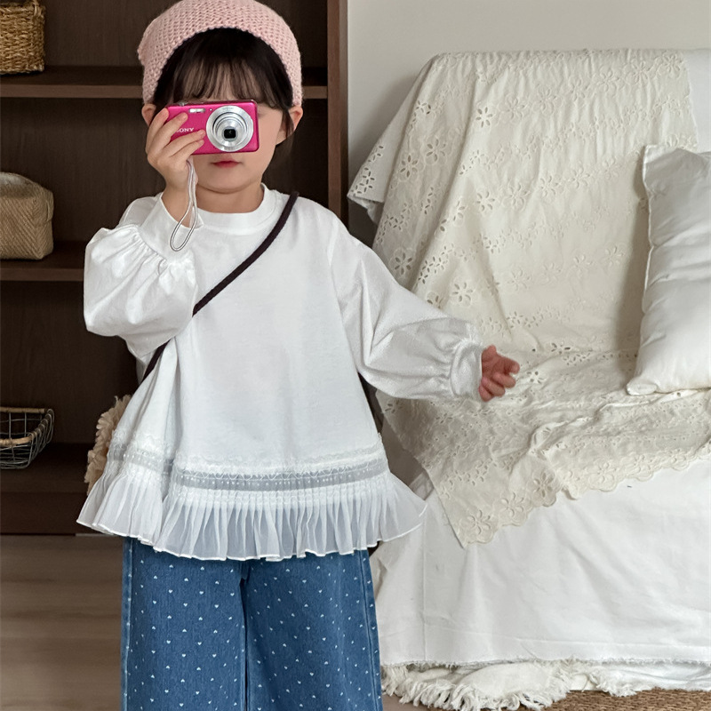 Girls' Blouse 2025 Autumn New  - Baby Clothing Industry 评论和价格