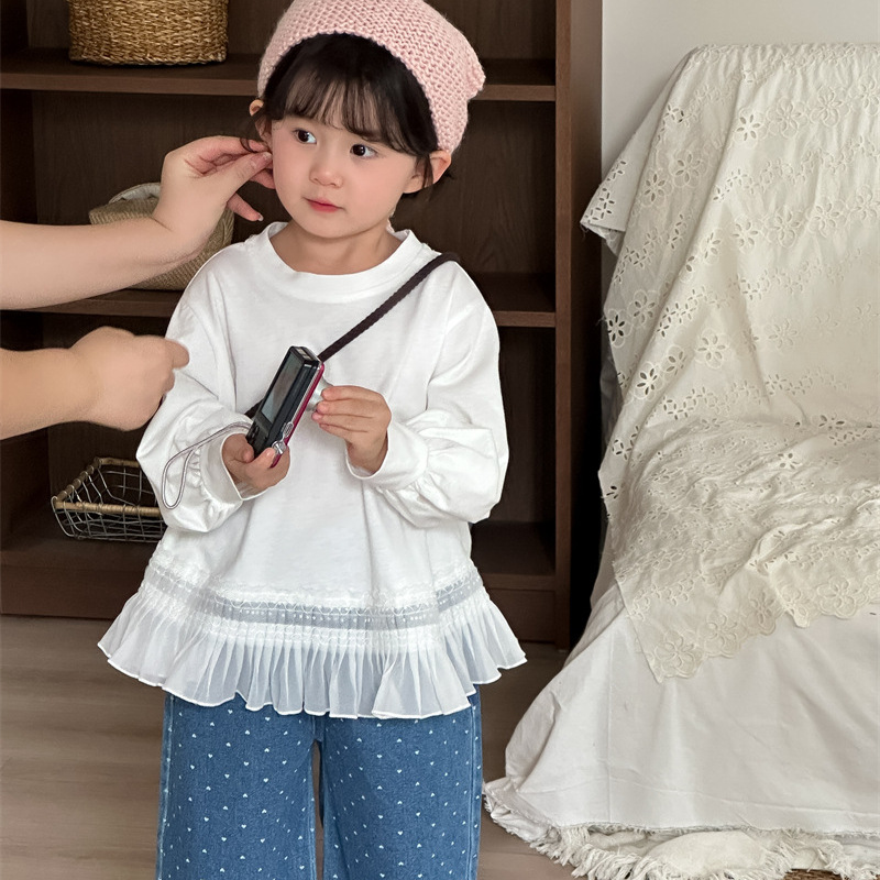 Girls' Blouse 2025 Autumn New  - Baby Clothing Industry 评论和价格
