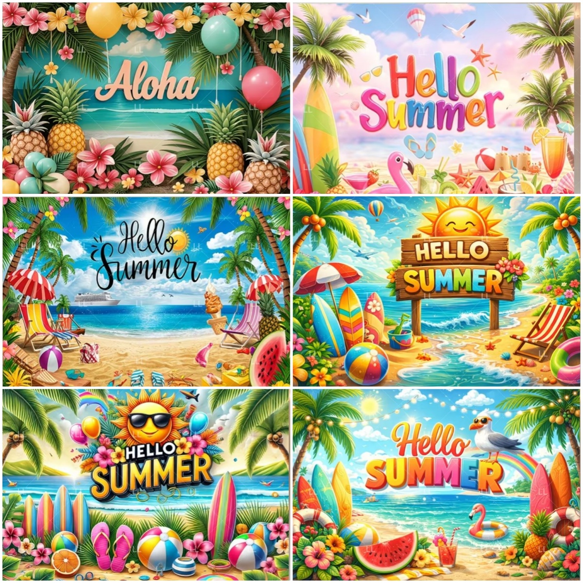 Summer Hawaii Beach Party Deco - Baby Clothing Hawaii 评论和价格