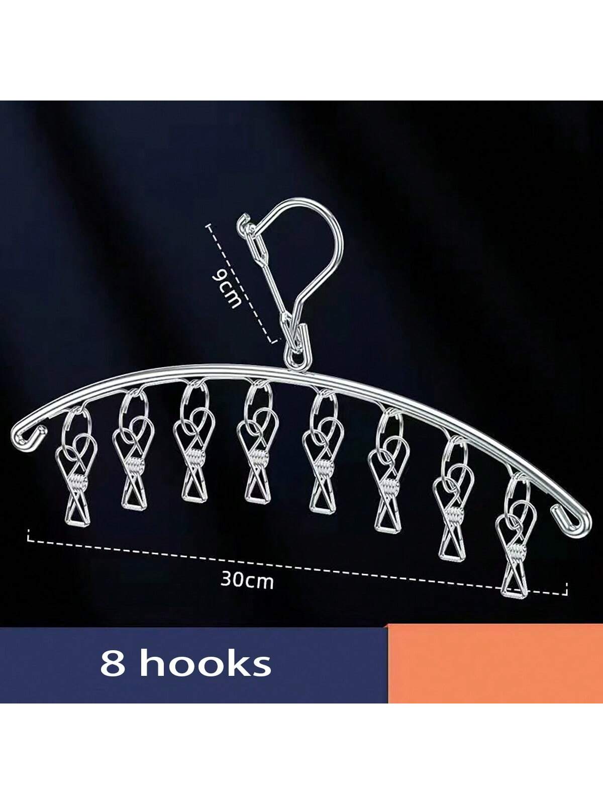 1pc stainless steel clotheslin - Baby Clothing Rail 评论和价格