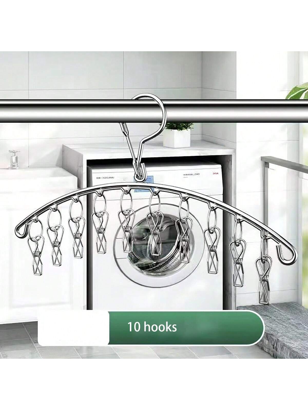 1pc stainless steel clotheslin - Baby Clothing Rail 评论和价格
